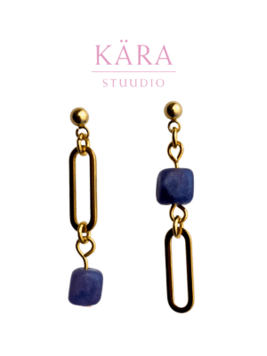 KÄRA kõrvarõngad - Aquamarine