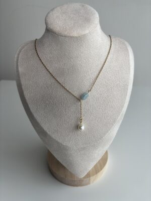 KÄRA kaelakee (reguleeritav) - Aquamarine