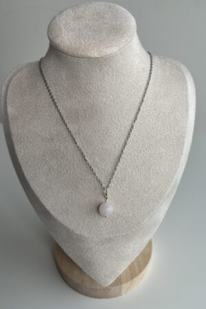 KÄRA kaelakee - Rose Quartz (hõbe)