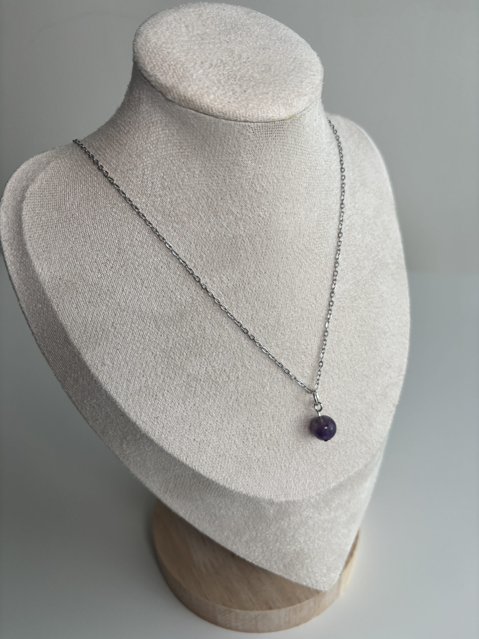 KÄRA kaelakee - Amethyst (hõbe) - Image 2